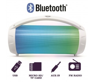Altavoz luminoso Bluetooth portatil