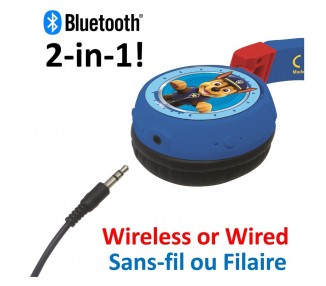 Auriculares inalambricos para niños Patrulla Canina Paw Patrol