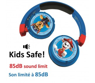 Auriculares inalambricos para niños Patrulla Canina Paw Patrol