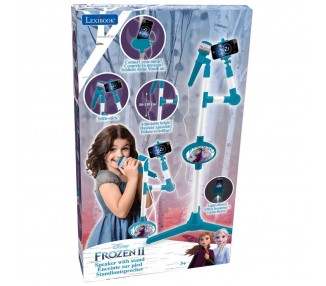 Microfono con pie luminoso Frozen Disney