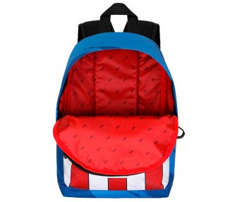 Mochila Gears Capitan America Marvel 34cm adaptable
