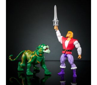 Blister 2 figuras Prince Adam & Cringer Masters of the Universe Origins 14cm