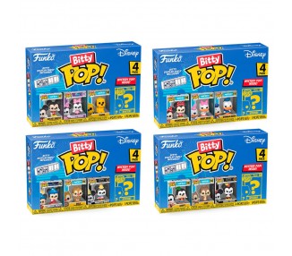 Blister 4 figuras Bitty POP Disney Classic surtido