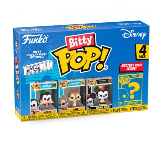 Blister 4 figuras Bitty POP Disney Classic surtido