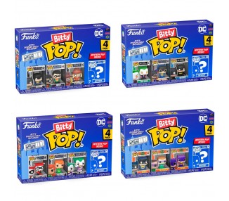 Blister 4 figuras Bitty POP DC Comics surtido