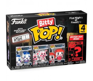Blister 4 figuras Bitty POP Five Nights at Freddys surtido