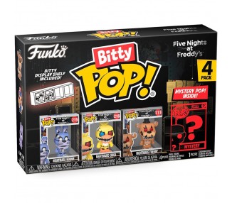 Blister 4 figuras Bitty POP Five Nights at Freddys surtido