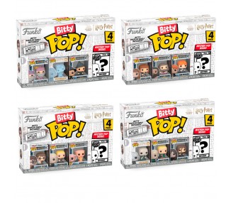 Blister 4 figuras Bitty POP Harry Potter surtido