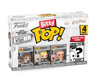 Blister 4 figuras Bitty POP Harry Potter surtido