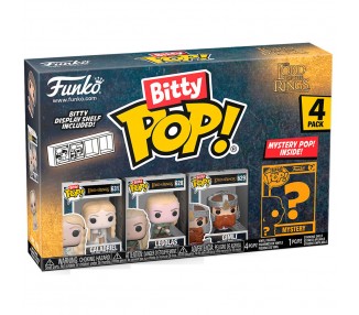 Blister 4 figuras Bitty POP El Señor de los Anillos surtido