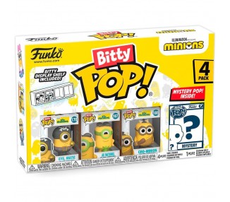 Blister 4 figuras Bitty POP Minions surtido