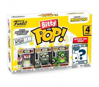 Blister 4 figuras Bitty POP Minions surtido