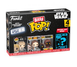 Blister 4 figuras Bitty POP Star Wars surtido