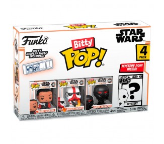Blister 4 figuras Bitty POP The Mandalorian Star Wars surtido