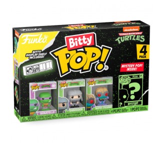 Blister 4 figuras Bitty POP Tortugas Ninja surtido
