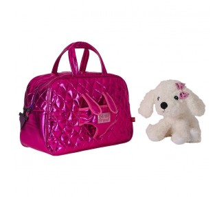 Bolsa viaje + peluche perro Didi 41,5cm