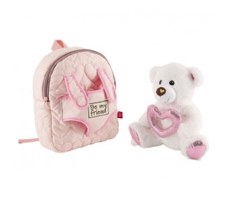 Mochila + peluche oso Teddy 27cm