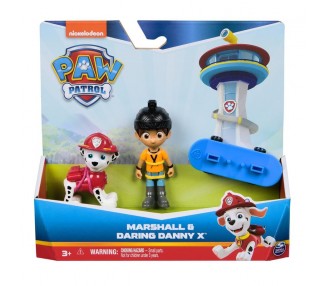 Blister 2 figuras Marshall Hero Pup Patrulla Canina Paw Patrol