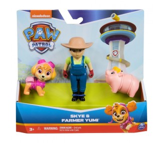 Blister 2 figuras Skye Hero Pup Patrulla Canina Paw Patrol