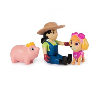 Blister 2 figuras Skye Hero Pup Patrulla Canina Paw Patrol