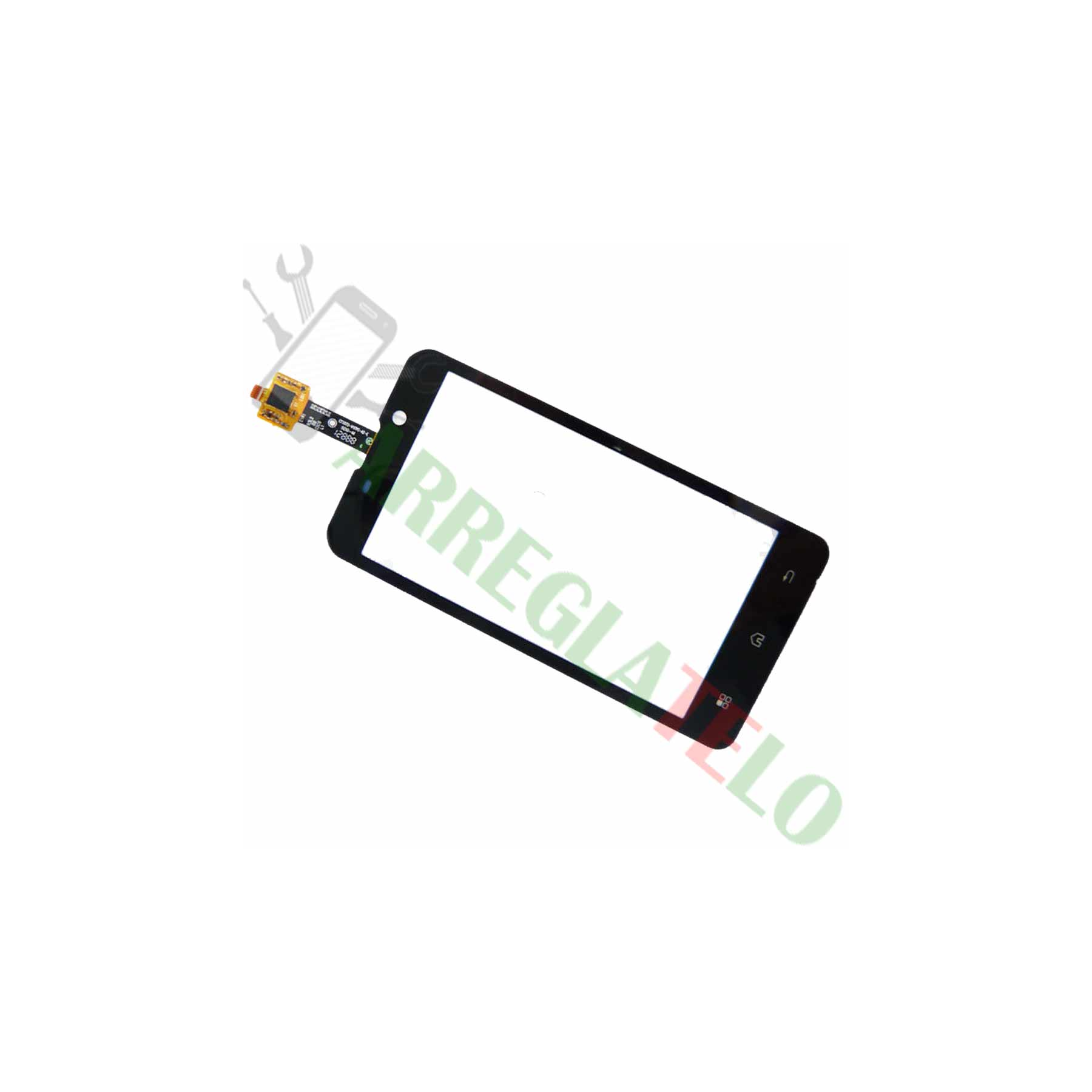 Pantalla Tactil Digitalizador Para Bq Aquaris 4,5 4.5 Negro Negra