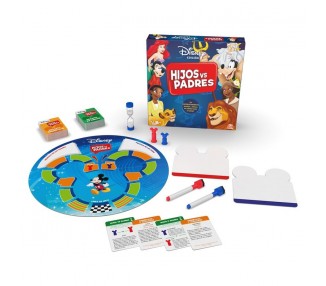 Juego de mesa HIjos Contra Padres Edicion Disney español