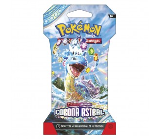 Sobre juego cartas coleccionables Corona Astral Escarlata & Purpura Pokemon español surtido