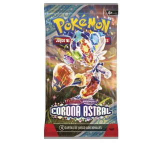 Sobre juego cartas coleccionables Corona Astral Escarlata & Purpura Pokemon español surtido