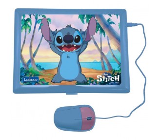 Ordenador bilingue portatil educativo Stitch Disney