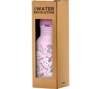 Cantimplora acero inoxidable Water Revolution 500ml surtido
