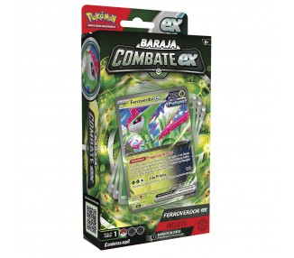 Baraja juego cartas coleccionables Iron Leaves & Ferroverdor Battle Decks Pokemon español surtido