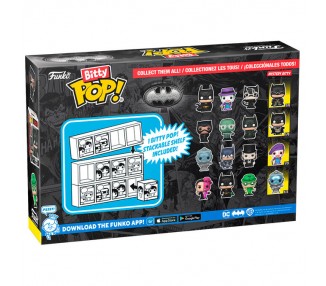 Blister 4 figuras Bitty POP DC Comics Batman 85th Anniversary Batman