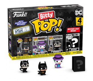 Blister 4 figuras Bitty POP DC Comics Batman 85th Anniversary surtido
