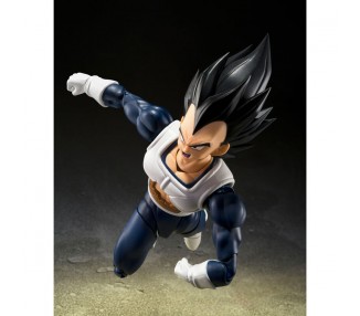 Figura S.H Figuarts Vegeta Old Vattle Clothes Dragon Ball Z 14cm