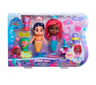 Muñeca Ariel + Lucia Ariel Disney 19cm