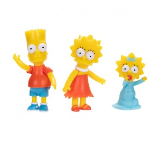 Blister 7 figuras Famila Los Simpsons 6cm