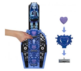 Muñeca Abbey Bominable + armario Monster High Skulltime Secrets