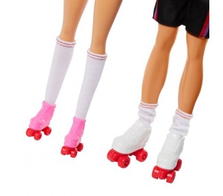 Blister 2 muñecos Barbie y Ken Patinadores Barbie