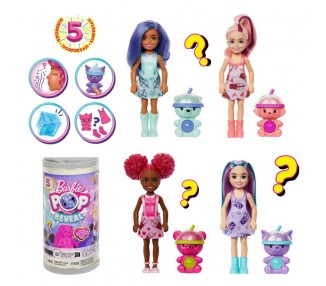 Muñeca Pop Reveal Serie Bubble Tea Barbie surtido