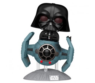 Figura POP Rides Deluxe Star Wars Darth Vader with Tie Advanced Starfighter