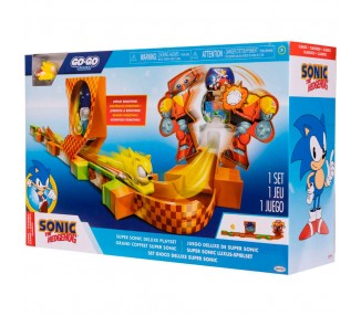 Playset Super Sonic Deluxe Go Go Racers Sonic
