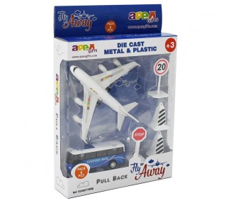 Set Avion Comercial 6pzs
