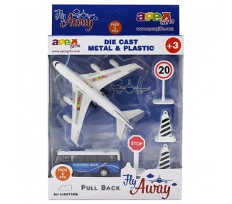 Set Avion Comercial 6pzs