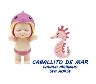 Muñeco Bebe Animales Marinos 8cm surtido