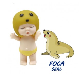 Muñeco Bebe Animales Marinos 8cm surtido