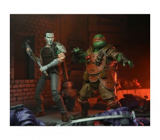 Figura Ultimate Flashback Michelangelo Teenage Mutant The Last Ronin Tortugas Ninja 18cm