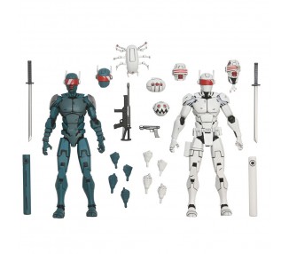 Set 2 figuras Synja Patrol Troop Reinforcements Teenage Mutant The Last Ronin Tortugas Ninja 18cm