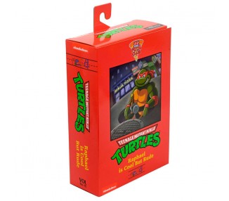 Figura Ultimate Raphael VHS Cartoon Tortugas Ninja 18cm