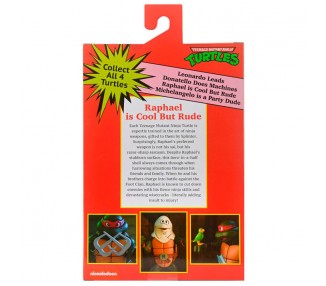 Figura Ultimate Raphael VHS Cartoon Tortugas Ninja 18cm