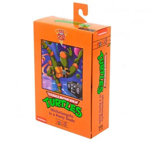 Figura Ultimate Michelangelo VHS Cartoon Tortugas Ninja 18cm